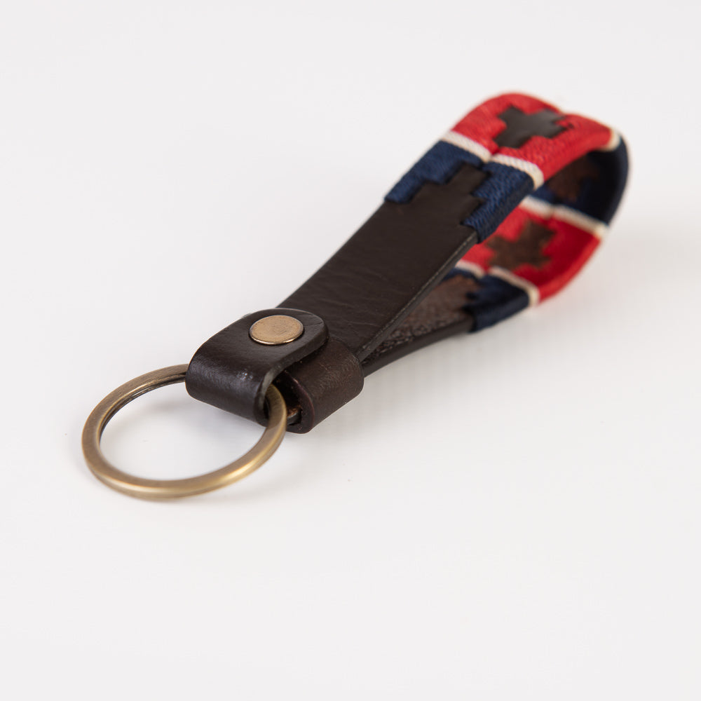 Leather Polo Key Ring 1